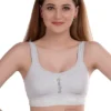 Elegant Cotton Self Design Non Padded Bras For Women