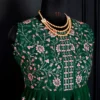Women Georgette Embroidered Readymade Kurta Sharara Set