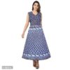 Women’s Cotton Jaipuri Printed Long Gown