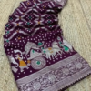 Bridal Chanderi Cotton Bandhani Jacquard Weaving Sarees with Blouse piece