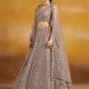 BRIDESMAID LEHENGA CHOLI 5124-gray