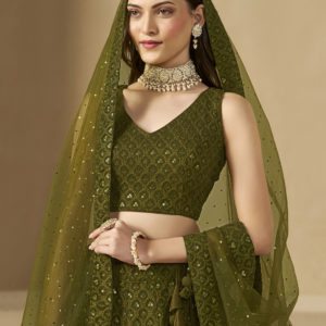 BRIDESMAID LEHENGA CHOLI 5124-mehendi