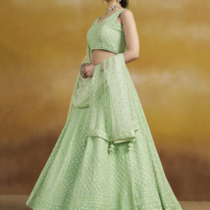 BRIDESMAID LEHENGA CHOLI  5124-mint