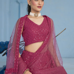 BRIDESMAID LEHENGA CHOLI 5124-pink