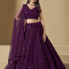 BRIDESMAID LEHENGA CHOLI 5154-wine