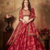 MAROON FLORAL LEHENGA CHOLI 7608