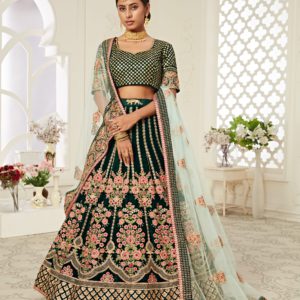 HEAVY BRIDAL LEHENGA CHOLI 7708