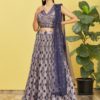 HEAVY WEDDING LEHENGA 113-BLUE