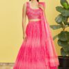 HEAVY WEDDING LEHENGA 120-Pink