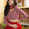 Elegant Red Festive Lehenga Set 15050-Red