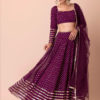 Glamourous Wine Lehenga Choli Set 15074-Wine