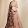 Luxurious Dusty Pink Lehenga Choli Set 5086-Pink