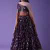 Luxurious Deep Purple Lehenga Choli Set 5099-Purple