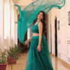 Teal Green Elegance Lehenga Set 15056-Teal