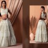 Elegant Ivory Sequin Designer Lehenga Choli