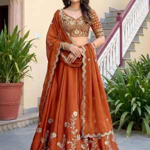 Mustard Gold Garden Glow Lehenga